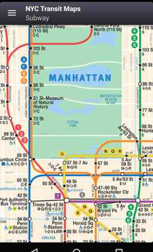 MyTransit Maps NYC Subway, Bus 1