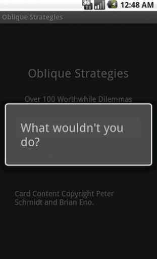 Oblique Strategies 2