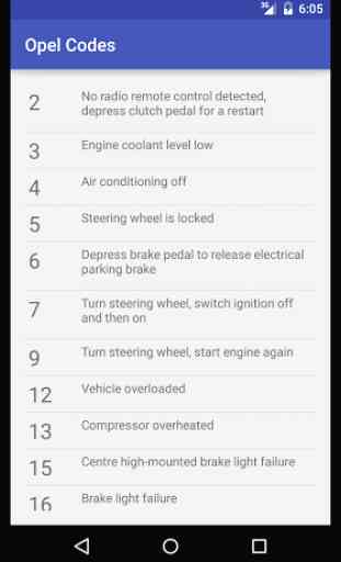 Opel Codes 3