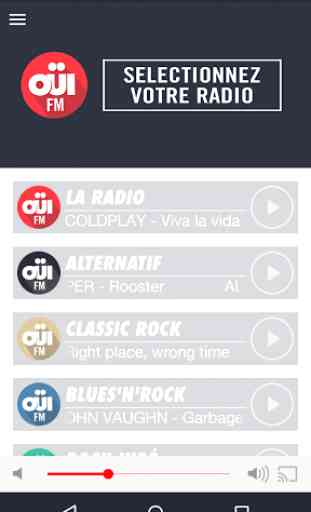 OUI FM La Radio Rock en direct 1