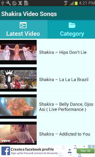 Shakira Video Songs 2