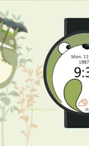 Totoro Watch Face for Wear 2