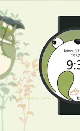 Totoro Watch Face for Wear 4