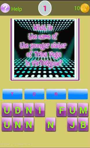 Trivia Word for Victorious Fan 2