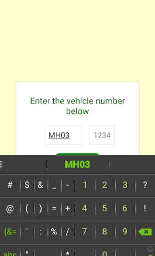 Vehicle registration details 3