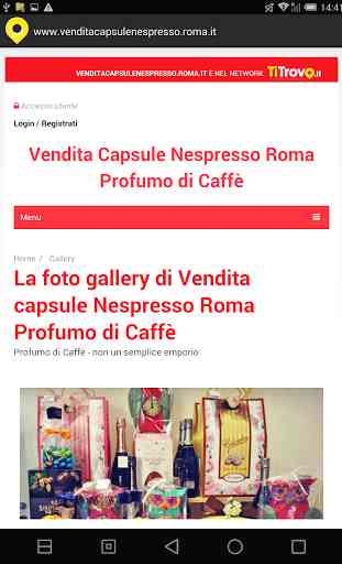 Vendita capsule Nespresso Roma 3