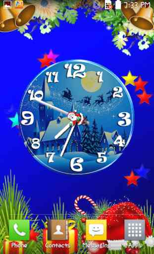 Christmas Clock live wallpaper: Jesus Clock LWP 4