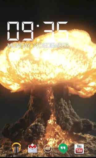 Explosion nucléaire Live Wallp 3