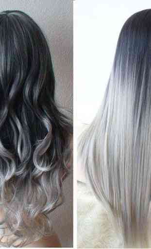 Grey Ombre Hair 1