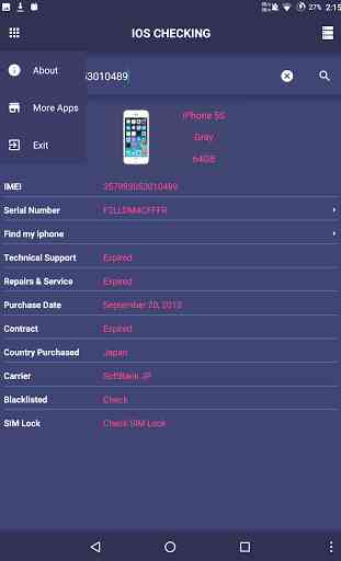 iDevice Check - IMEI Checking 4