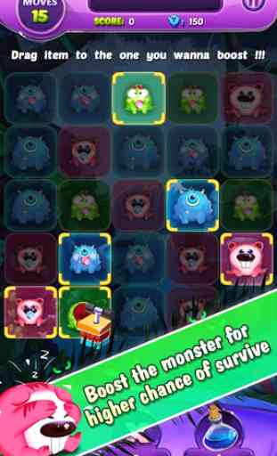 Monster Nibblers-Mellow puzzle 3
