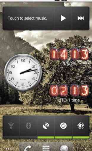 Nixie Clock Widget 1