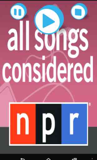 NPR All Songs Considered 1