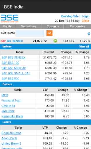 NSE BSE Live Stock Quotes 2