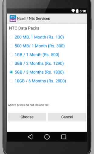NTC Ncell Scan to Recharge App 3