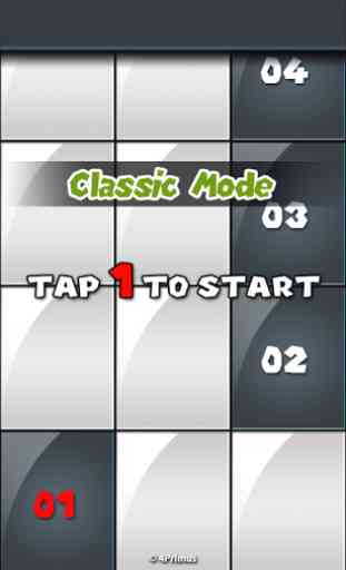 Numbers : Tap The Black Tile 4