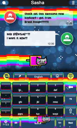 Nyan keyboard Cat theme 3