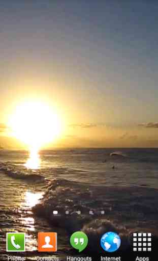 Ocean Waves Sunset Live HD 3 4
