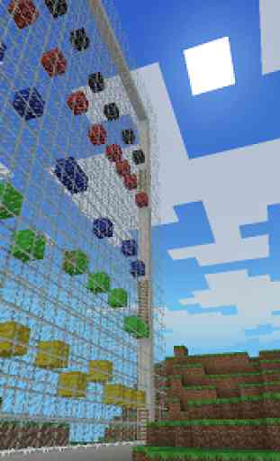 Parkour wall map for Minecraft 1