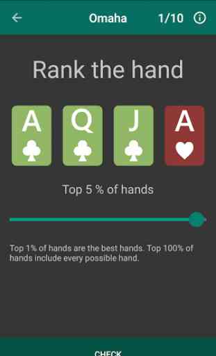 Poker Omaha Hand Trainer 3