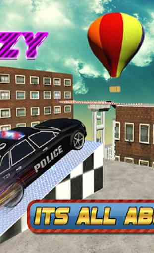 police car roof stunts rush 2