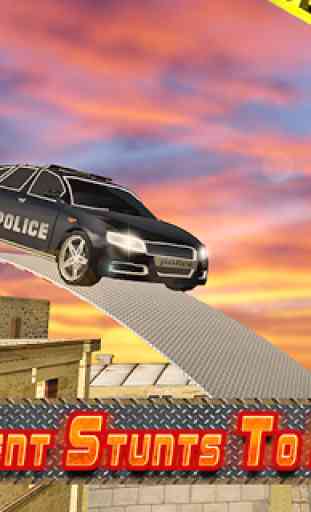 police car roof stunts rush 3