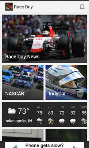 Race Day: Auto Racing News App 1