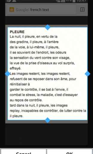 Scanner texte français (OCR) 3