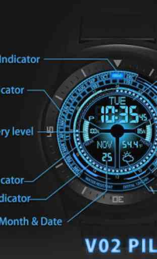 V02 WatchFace for Android Wear 1
