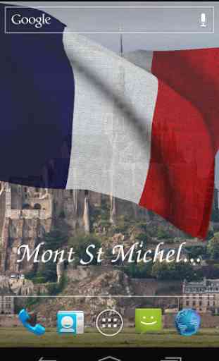 3D France Flag Live Wallpaper 4