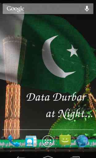 3D Pakistan Flag LWP 3