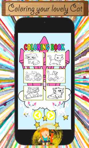 Cat Coloring Book For Kids 2