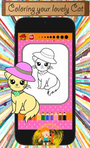 Cat Coloring Book For Kids 3