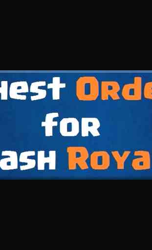 Chest Order for Clash Royale 1