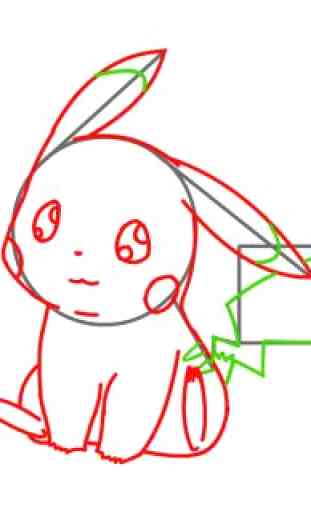 Comment dessiner Pikachu 2