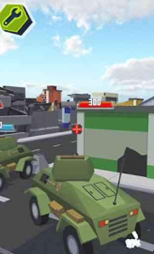 Cube Tanks - Blitz War 3D 3