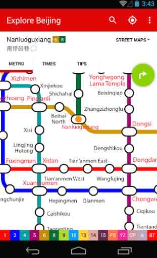 Explore Beijing subway map 2