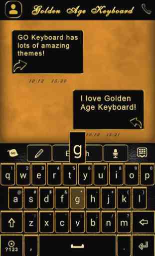 GO Keyboard Golden Age Theme 2