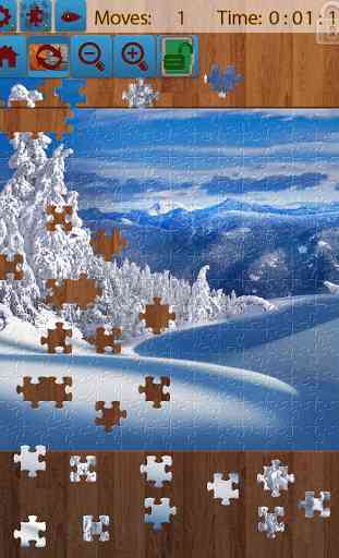Jigsaw Puzzle Neige Paysage 1