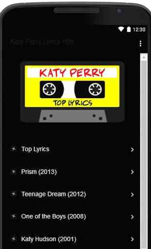 Katy Perry Lyrics Hits 1