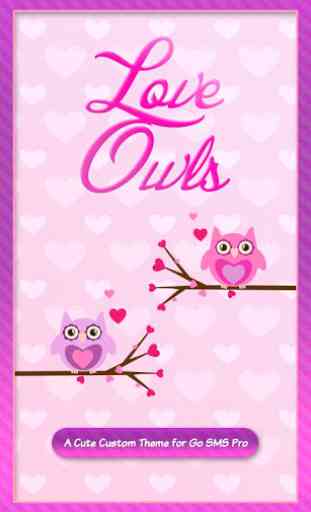 Love Owls Theme Purple Hearts♥ 1