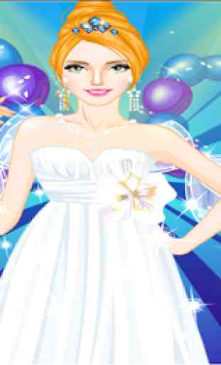 mariage de la princesse Dress 1