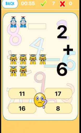 Math Game Kids Robocar Free 2