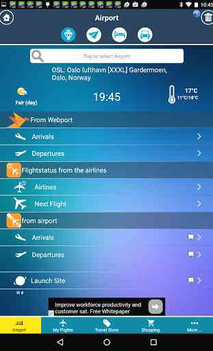Oslo Airport + Flight Tracker 2