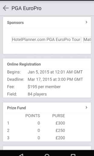 PGA EuroPro Tour 2