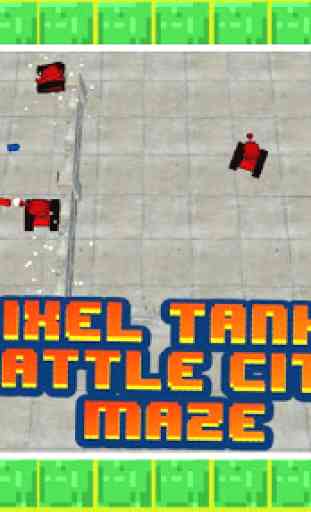 Pixel Tanks - Battle City Maze 4