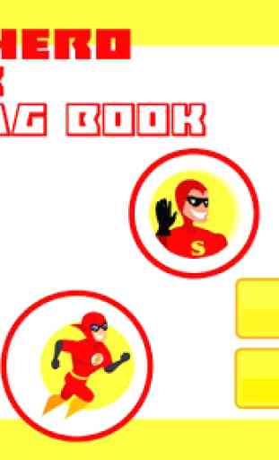 super-héros livre de coloriage 1