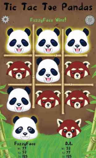 Tic Tac Toe Pandas Free 2