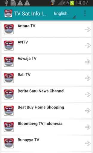 TV Sat Infos Indonésie 1