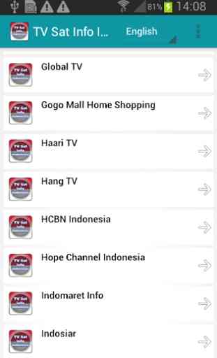 TV Sat Infos Indonésie 3